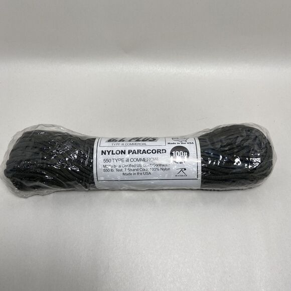 GI Plus Green Paracord Tent Rope Canopy Windproof Outdoor Camping 100ft 550 Type - Picture 1 of 3
